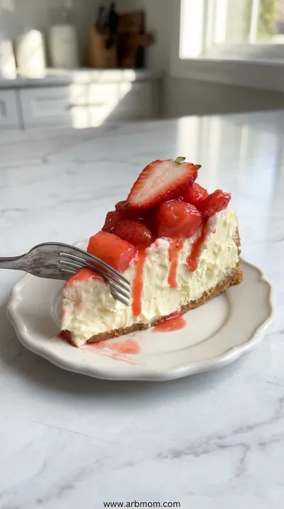 Easy Strawberry Cheesecake Recipe
