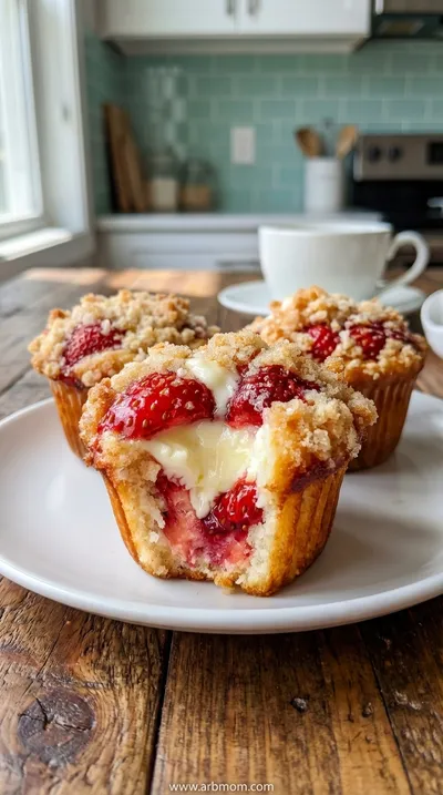 Strawberry Cream Cheese Muffins
