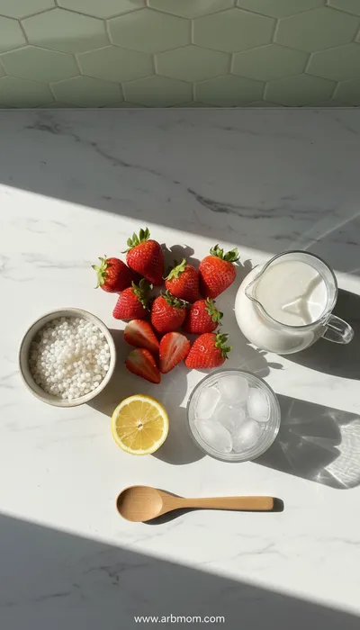 Strawberry Sago – Easy Summer Dessert - cooking process