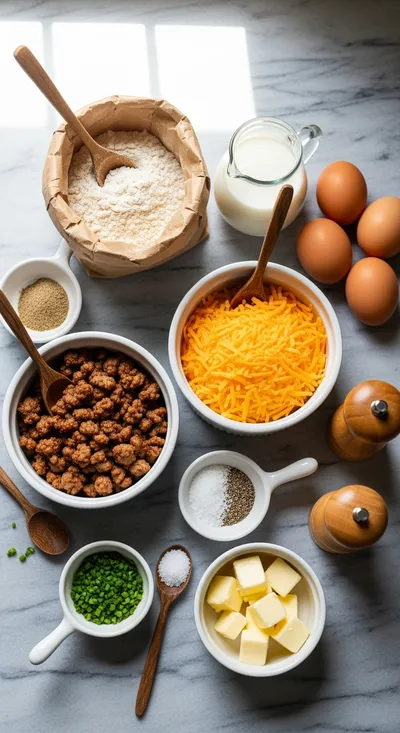 Stuffed Breakfast Biscuits Recipe - cooking process