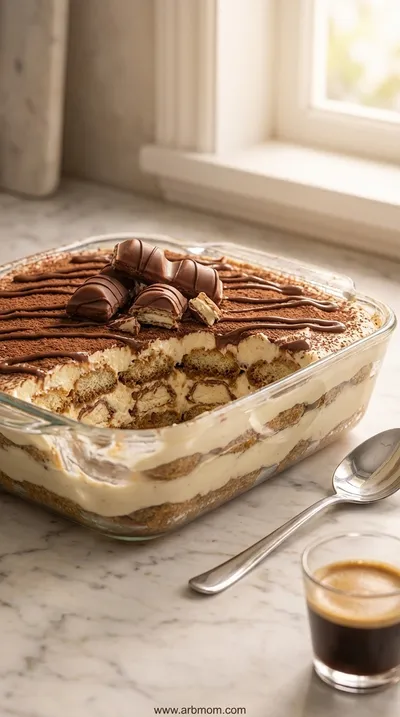 Tiramisu Kinder Bueno White – Easy Creamy Recipe
