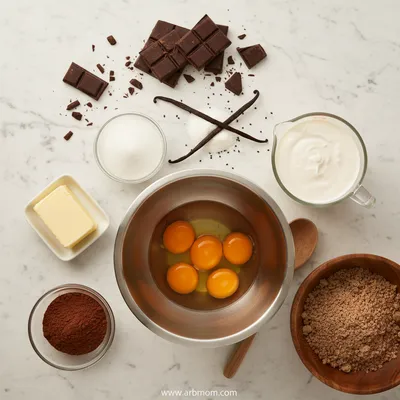 Decadent Triple Chocolate Mousse Cake - cooking process