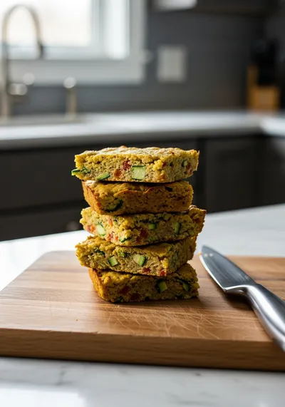 Veggie Breakfast Bars – Low‑Carb Healthy Start